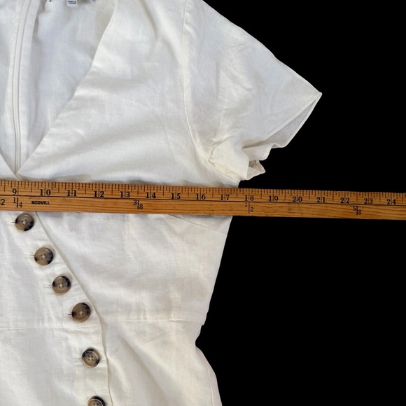 Madewell Karell Linen Blend Midi Dress - Picture 9 of 11